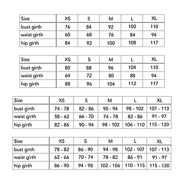 Size chart for Men's Premium Blazer